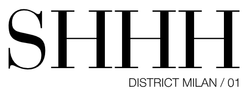 shhh district logo nero